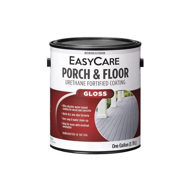 True Value EasyCare 1-Gallon White Pastel Base Gloss Urethane-Enhanced Porch & Floor Paint for Indoor/Outdoor Use