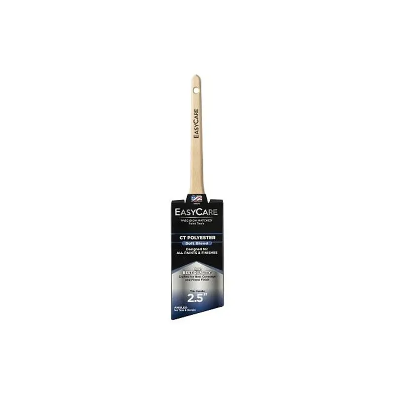 True Value EasyCare Angled Sash Paint Brush – 2-1/2 in Wood Handle