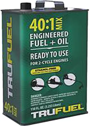 TRUFUEL 40:1 Pre-Mixed Gasoline for 2-Stroke Engines (1 Gallon)
