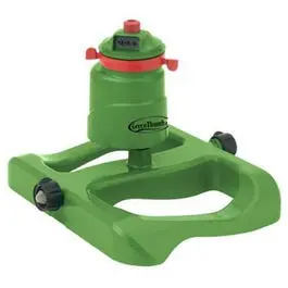 Turbine-Driven Rotary Lawn Sprinkler for Even Water Distribution