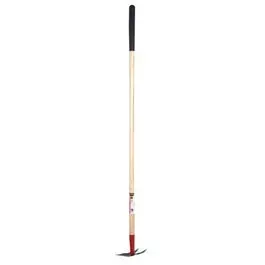 Two-Tine Weeding Hoe with Ergonomic Cushion-Grip Handle