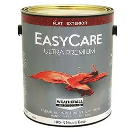 Ultra-Premium Flat White Exterior Latex Paint – 1 Gallon