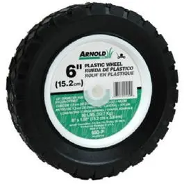 Universal 6-Inch Plastic Offset Lawn Mower Wheel – Replacement Part