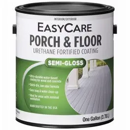 Urethane-Enhanced Semi-Gloss Porch and Floor Paint – Medium Gray, 1-Gallon Can