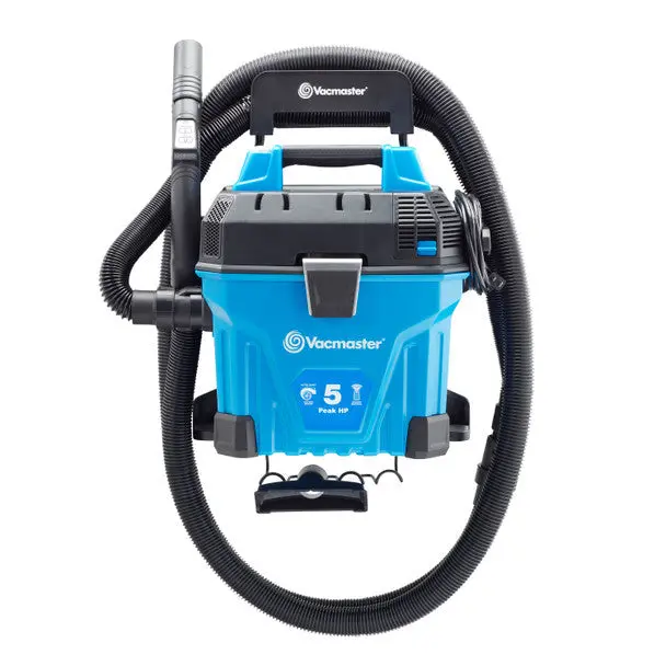 Vacmaster VWMB508 Wall-Mount Wet/Dry Vacuum – 5-Gallon Capacity, 5 Peak HP with Remote Control