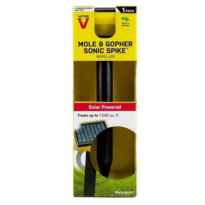 Victor Solar-Powered Sonic Spike Repeller – Pest Deterrent for Outdoors