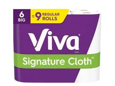 Viva Signature Cloth Paper Towels – Tear-Resistant, Choose-A-Sheet Design