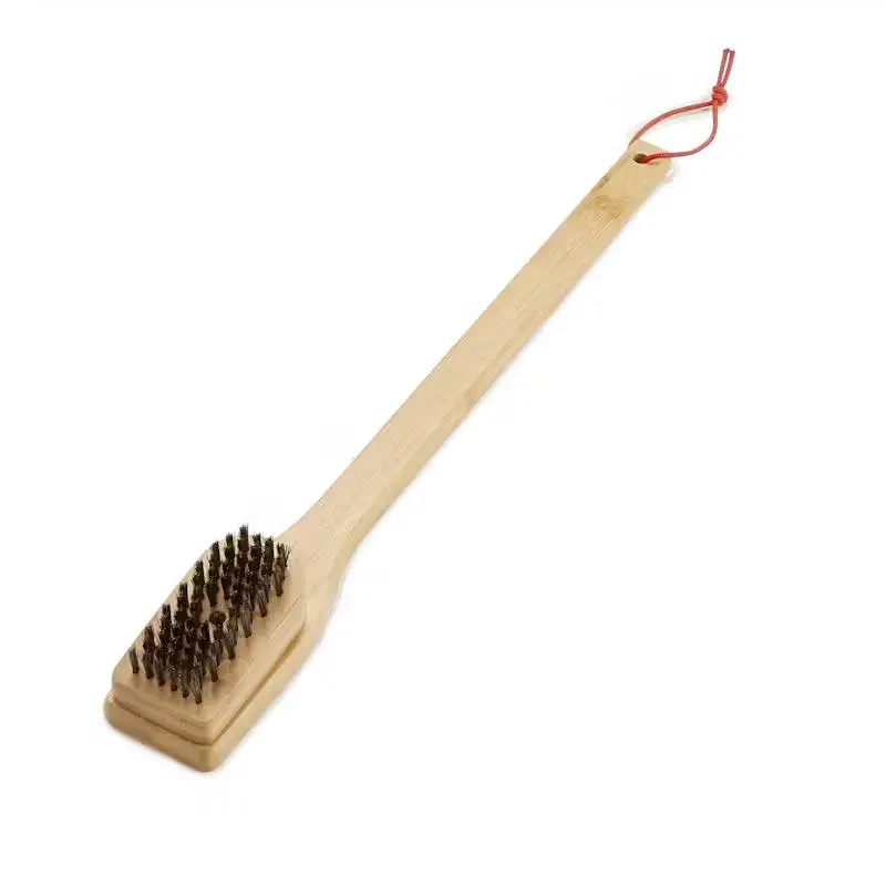 Weber Bamboo Grill Brush for Safe Stainless Steel Cleaning