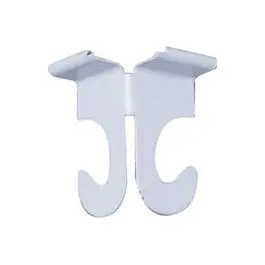 White Ceiling Track Plant Hooks – 2-Pack