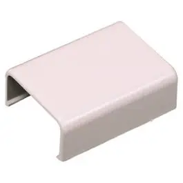 White Cordmate II Cord Cover Coupler for Seamless Connection