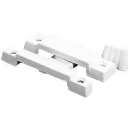 White-Finish Single-Point Window Sash Lock