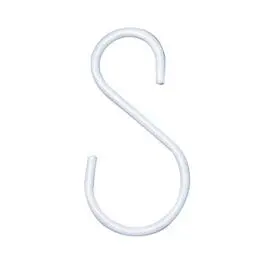 White Hanging Plant Extender S-Hook – 3.5-Inch, 2-Pack
