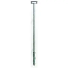White-Head Gutter Screws, 7-Inch Length, 10-Pack