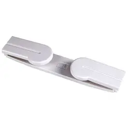 White Plastic Wall-Mount Paper Towel Holder