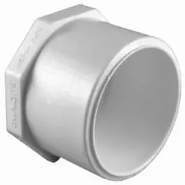 White PVC Spigot Plug – 3/4-Inch Diameter