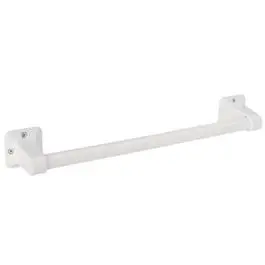 White Residential Grab Bar – 24-Inch ADA-Compliant Safety Rail