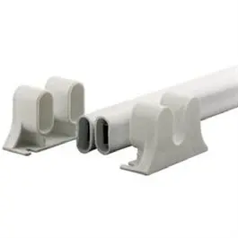 White Swinging Door Push Bar for Commercial or Residential Use