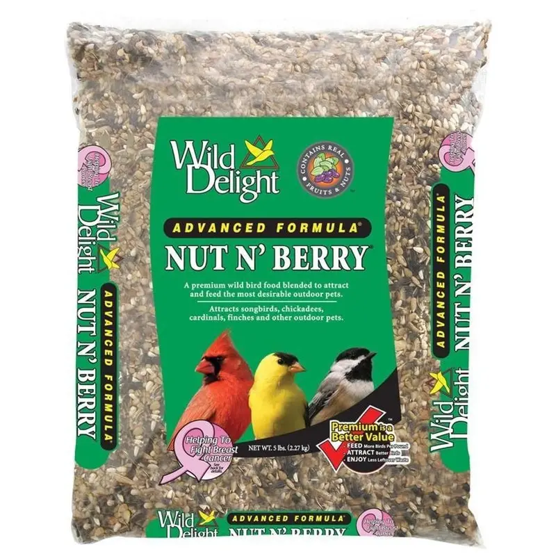 Wild Delight Nut ‘n’ Berry Wild Bird Food – Premium Seed Blend
