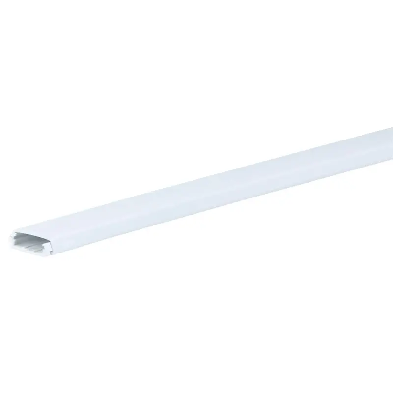Wiremold White Cord Channel – 7/16 in × 5 ft Flexible Raceway