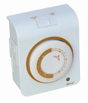 Woods 24-Hour Mechanical 2-Outlet Timer