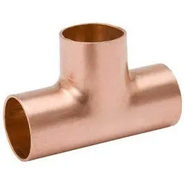 Wrought Copper Tee – 1/2-Inch Equal Branch (1/2″ × 1/2″ × 1/2″)