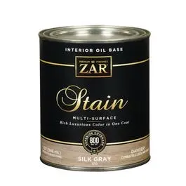 ZAR Silky Gray Interior Wood Stain – 1 Quart