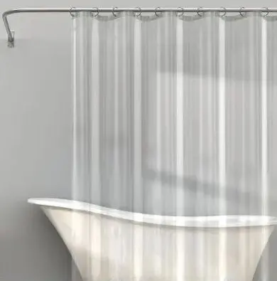 Zenna Home Lightweight PEVA Shower Curtain Liner – Mildew Resistant