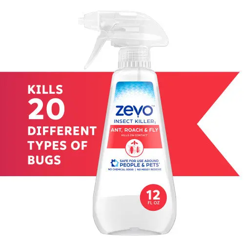 Zevo Multi-Species Insect Killer for Ants, Roaches & Flies