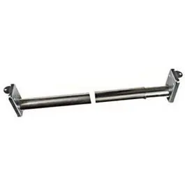 Zinc- and Nickel-Plated Adjustable Closet Rod – 48 to 72 Inches