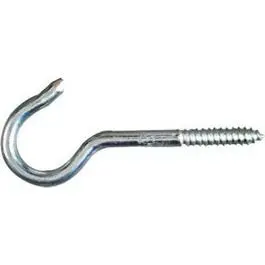 Zinc Ceiling Hook – #4 Size, 3-7/8 Inch Length for Hanging Applications
