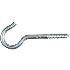 Zinc Ceiling Hook – #8 Gauge, 2-9/26 Inch, 3-Pack