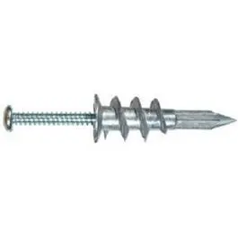 Zinc-Coated EZ Wall Anchor #8 x 1-1/4-Inch (10-Pack)