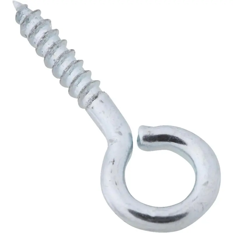 Zinc-Coated Small Screw Eye – #216 Size, 14-Pack