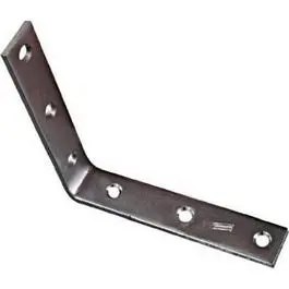 Zinc Corner Bracket – 6 Inch by 1-1/8 Inch