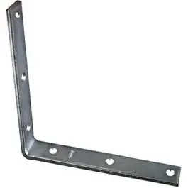Zinc Corner Bracket – 8 Inch by 1.25 Inch