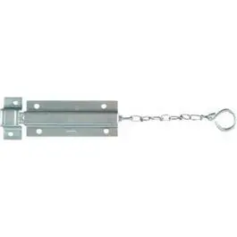Zinc Door Chain Bolt – 6-Inch Extension