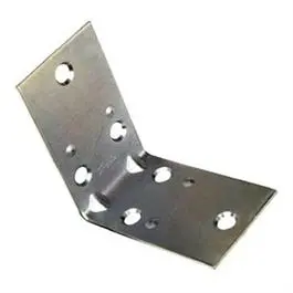 Zinc Double-Wide Corner Brace – 2.5 x 1.5 Inches, 2-Pack