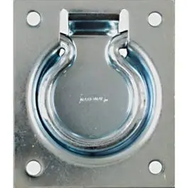 Zinc-Plated Chest and Cabinet Ring Pull – 100-Pound Weight Capacity
