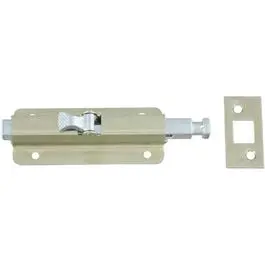 Zinc-Plated Door Foot Bolt – 6-Inch Length