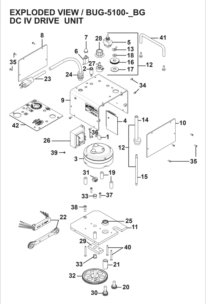 Bug-O 150:1 Gear Motor – Bug-1550 (Shown As Item #3 In Diagram) 1