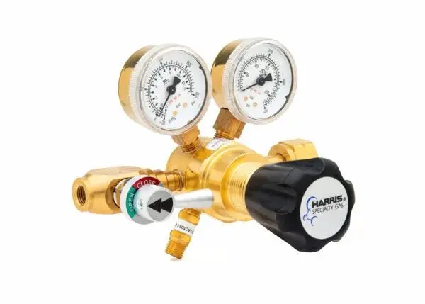 Harris 721 Series Ultra-High-Purity Brass Regulator – Two-Stage, 250 Psi Output (721250580D2) 1