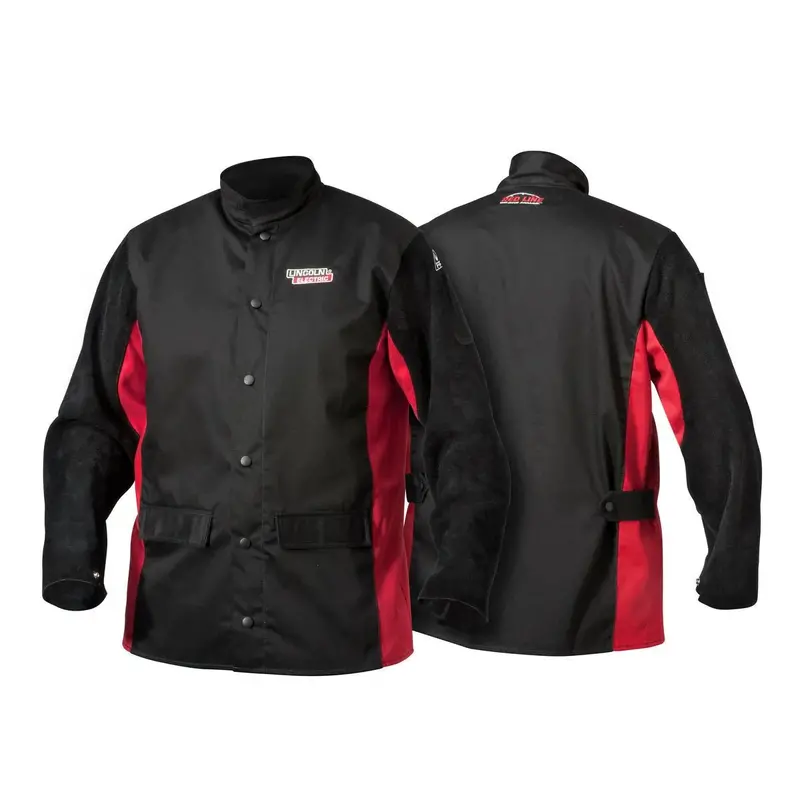 Lincoln K2986-M Shadow Welding Jacket With Split Leather Sleeves (Medium) 1