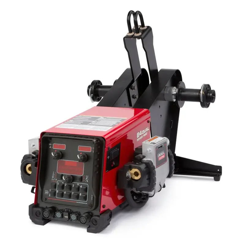 Lincoln Power Feed 84 Dual Bench Wire Feeder – Heavy-Duty Reel, Counters, Usb Interface (K3330-5) 1