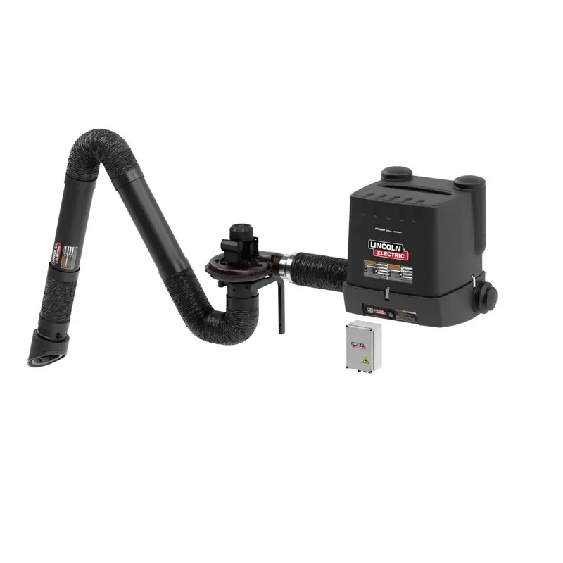 Lincoln Prism Wall-Mounted One Pak Fume Extractor – Merv 14, 10 Ft Flexible Arm With Arc Sensor 1