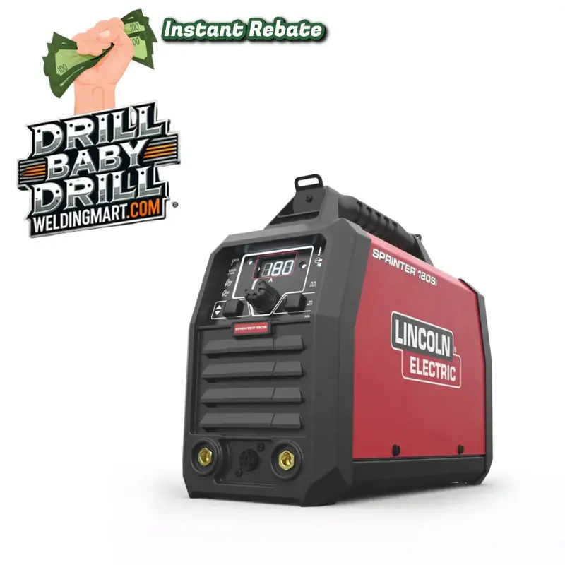 Lincoln Sprinter 180Si Portable Stick And Pulsed Tig Welding Machine 1