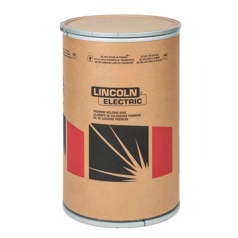 Lincoln Superarc L-56 Mig Wire – 0.035" Mild Steel Gmaw Spool, 500 Lb Accu-Trak Drum (Ed021056) 1